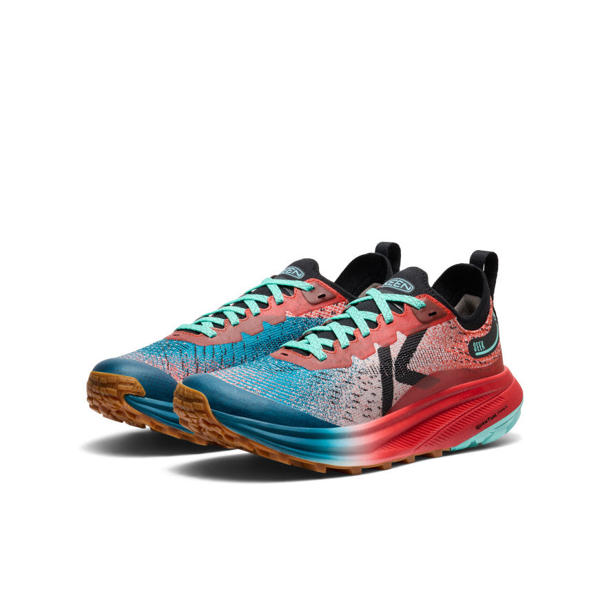Zapatillas de trail Seek para mujer Grenadine/Profondeurs océaniques
