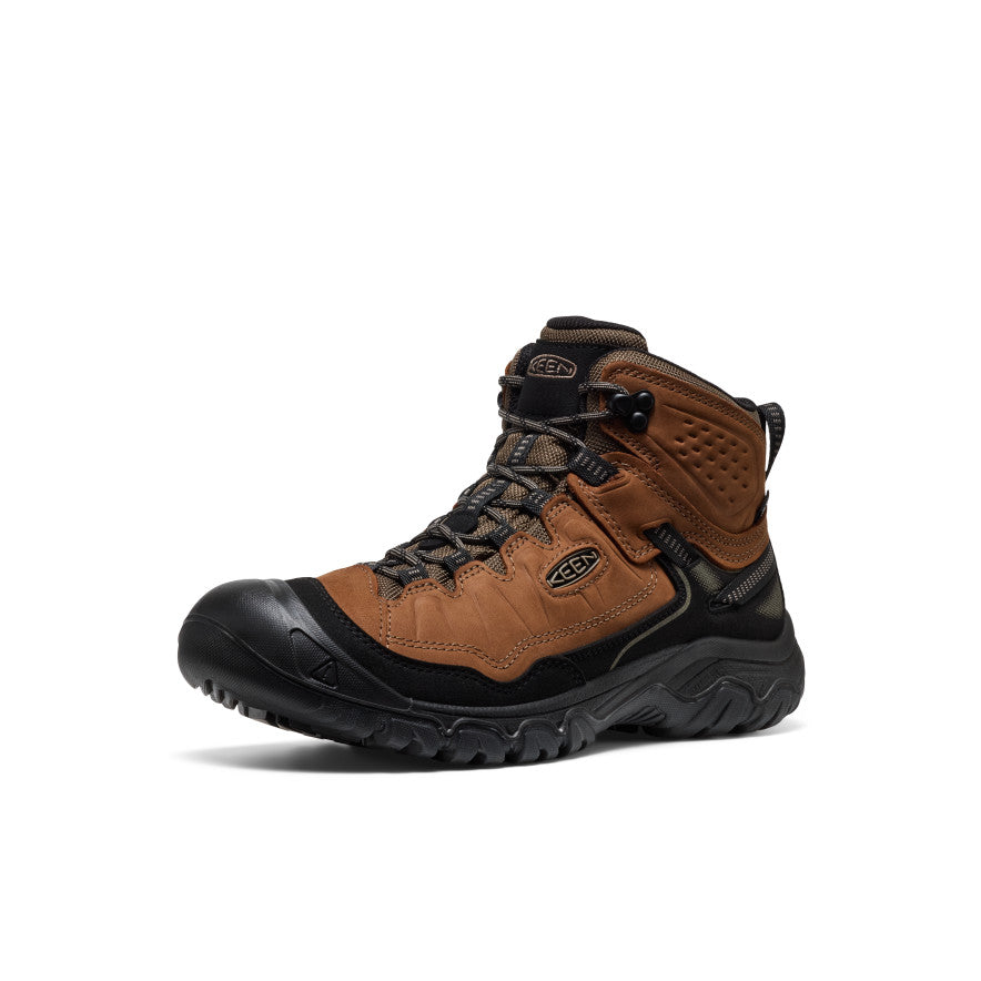 Bottes de randonnée imperméables Targhee IV pour hommes Bison/Noir