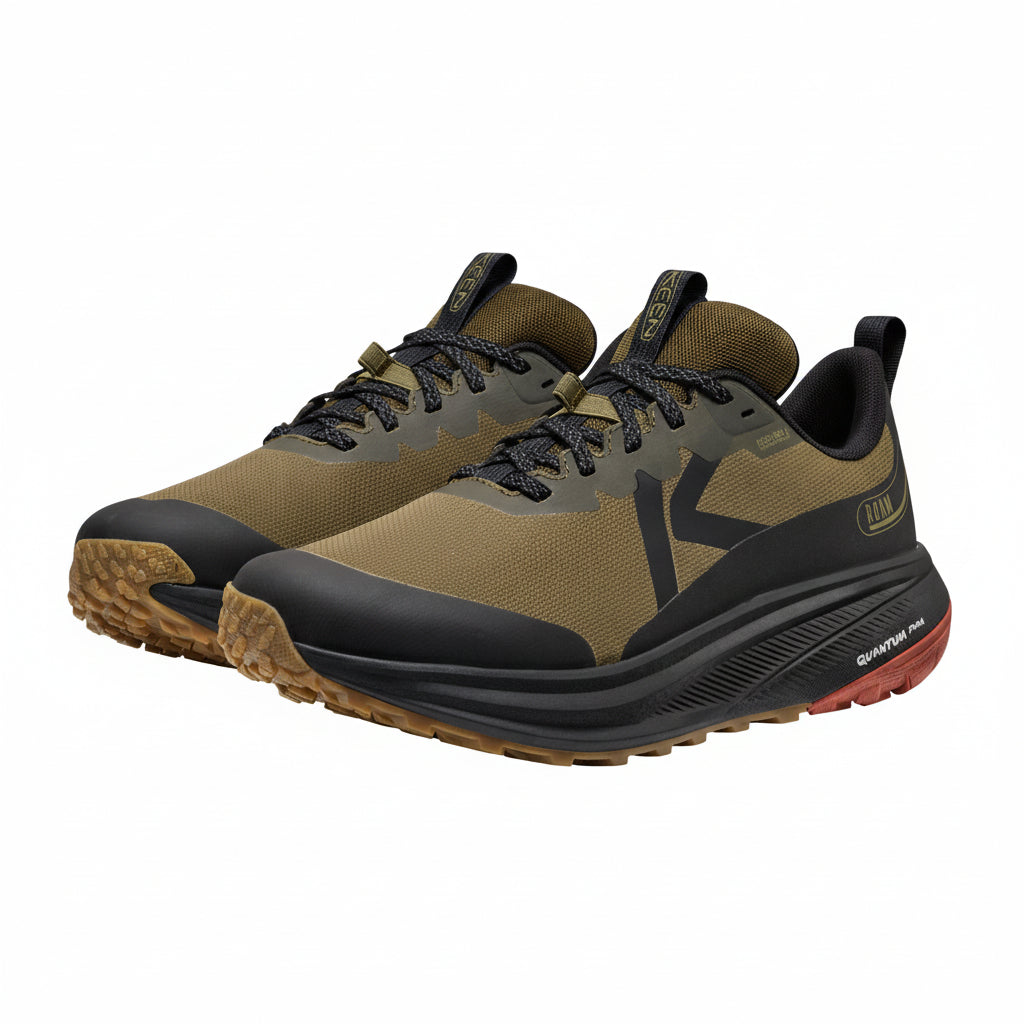 Chaussure de trail running imperméable Roam pour homme Dark Olive/Burnt Brick -  2