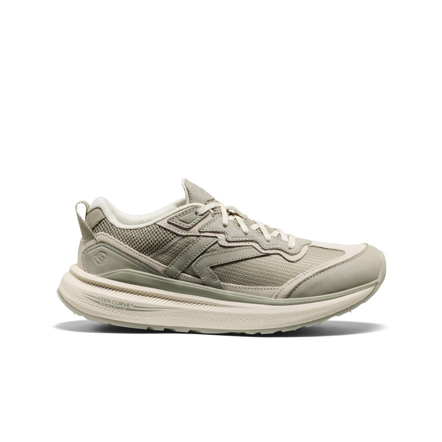 Chaussure de marche en cuir pour femme WK500 Pierre d'abbaye/Bouleau -  1