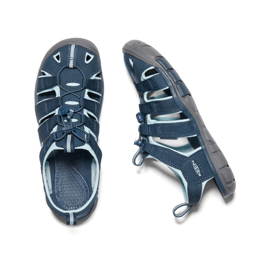 Sandales Clearwater CNX pour femmes Bleu marine/bleu fluo