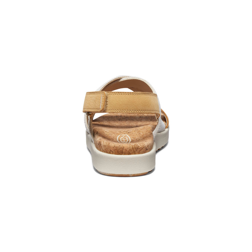 Sandales croisées Elle pour femmes Bouleau/Curry -  5