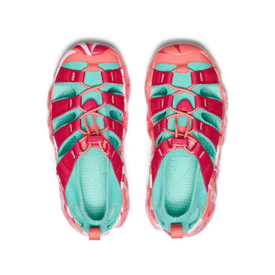 Sandales Hyperport H2 pour enfants Framboise/Bleu piscine