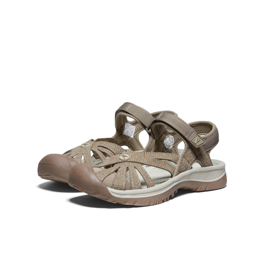 Sandales roses pour femmes Brindle/Shiitake