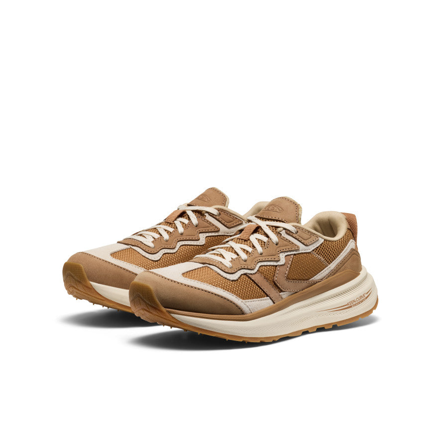 Chaussure de marche en cuir pour femme WK500 Tiges de maïs/Safari