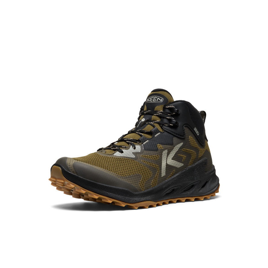 Bottes de randonnée imperméables Zionic NXT pour hommes Olive foncé/Noir