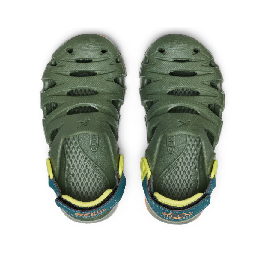 Peau vert bronze/orange