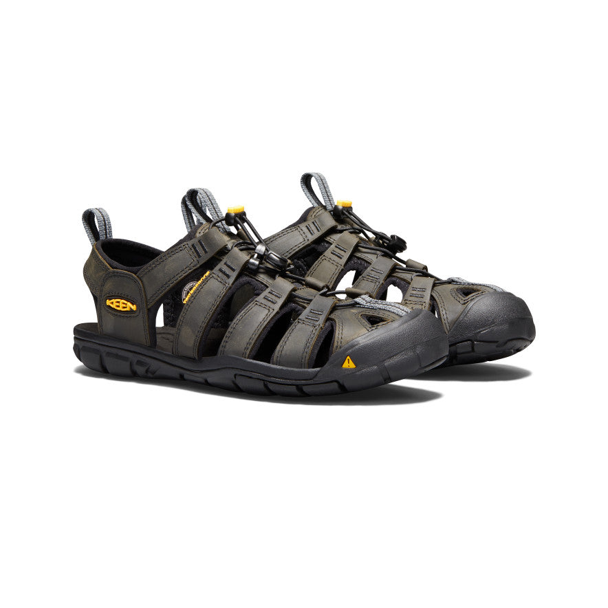 Sandales en cuir Clearwater CNX pour homme Aimant/Noir -  2
