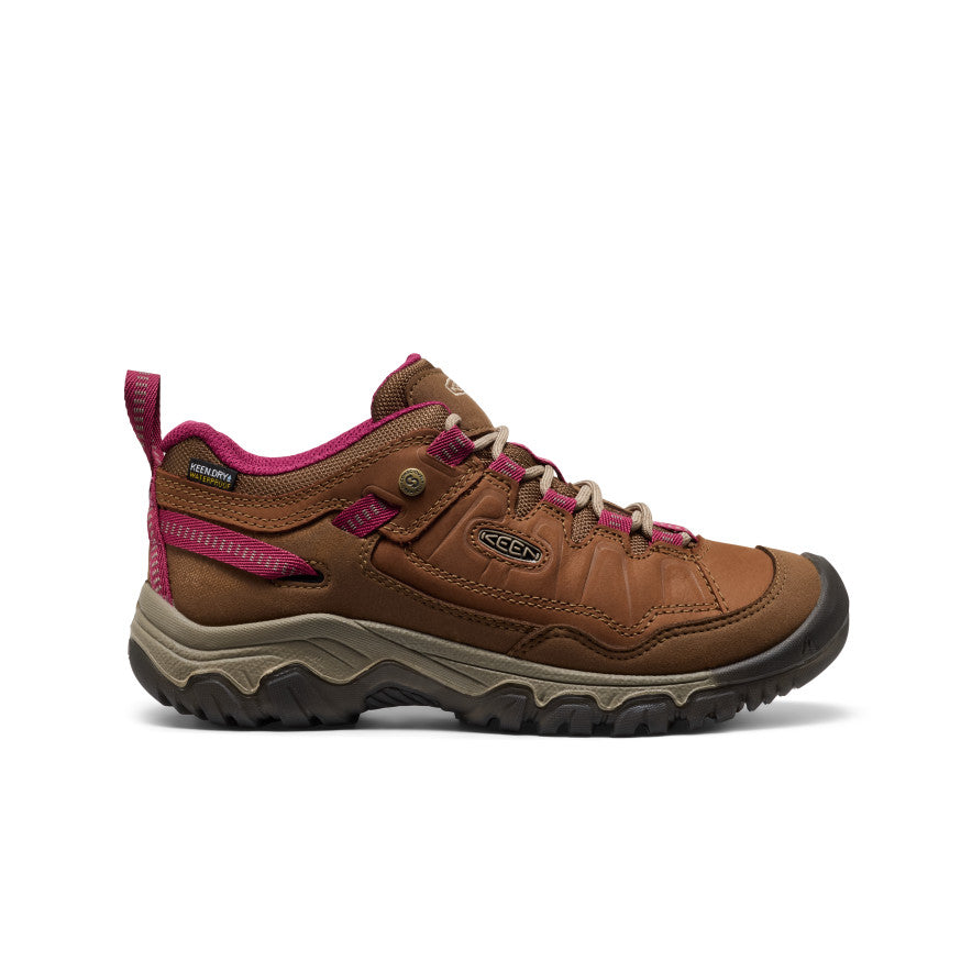 Chaussure de randonnée imperméable Targhee IV pour femme Bison/Beaujolais