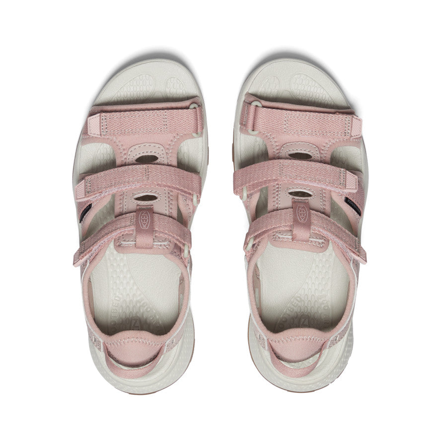Chaussures Astoria West à bout ouvert pour femmes Bouleau fauve/argenté -  4