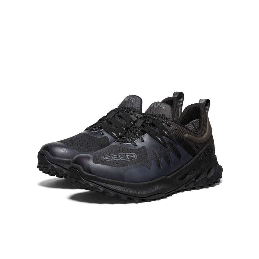 Chaussure de randonnée imperméable Zionic pour homme Noir/Gris acier