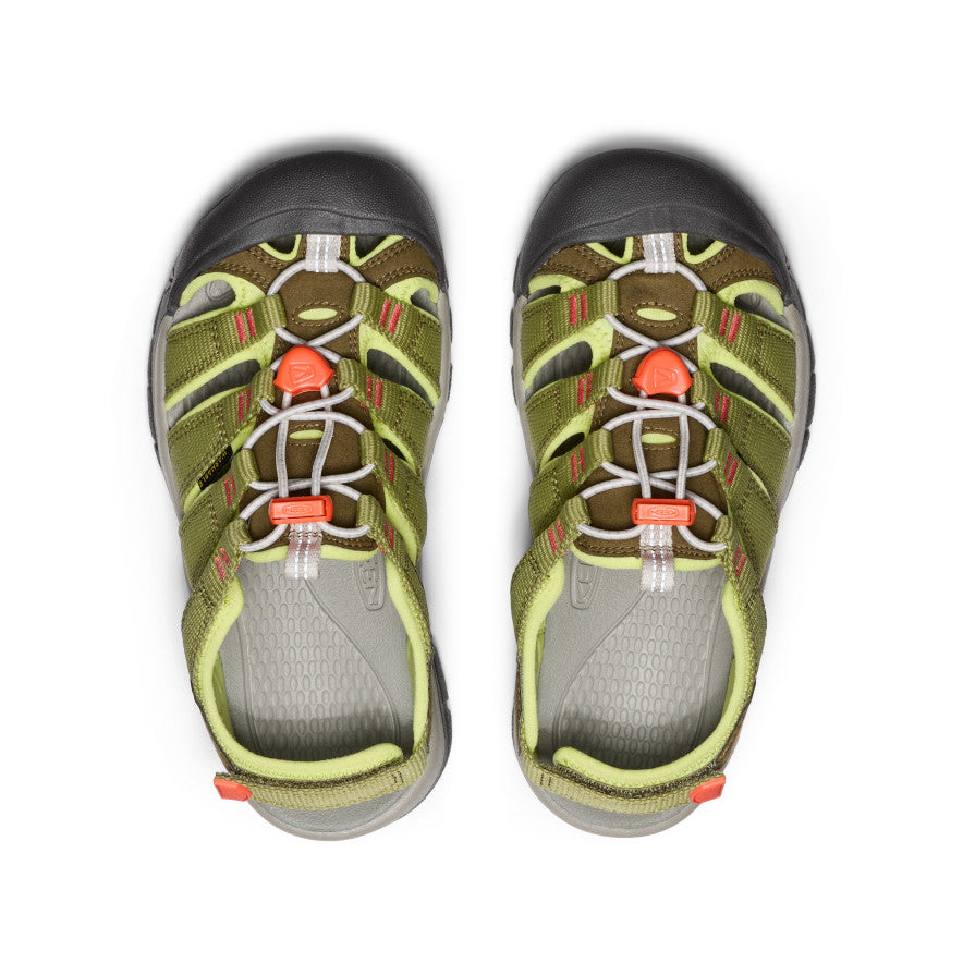 Sandales Newport Boundless pour enfants Ibis olive foncé/écarlate