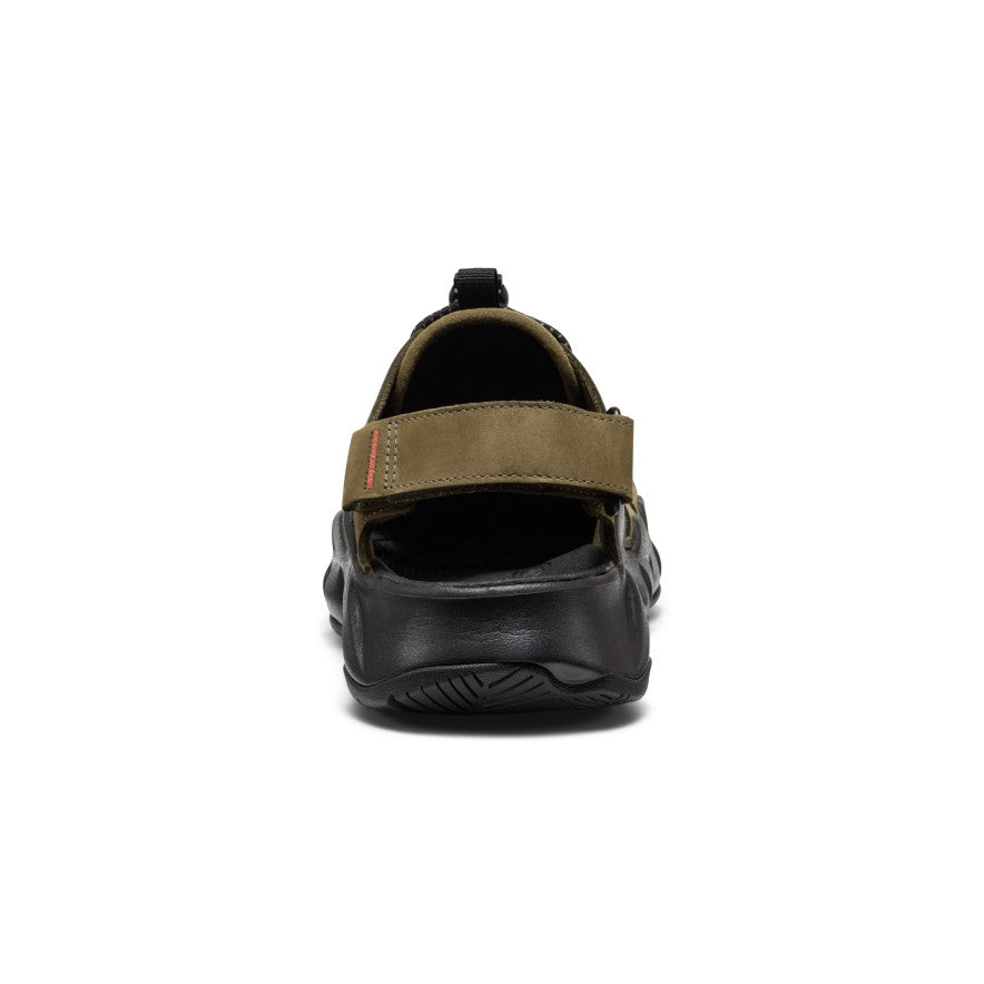 Sandale en cuir pour homme Hyperport Fisherman Olive foncé/Noir -  5