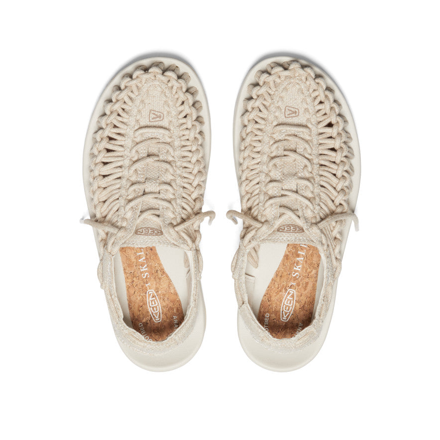 Baskets UNEEK Canvas Skull Studio pour femme Naturel/Bouleau -  4