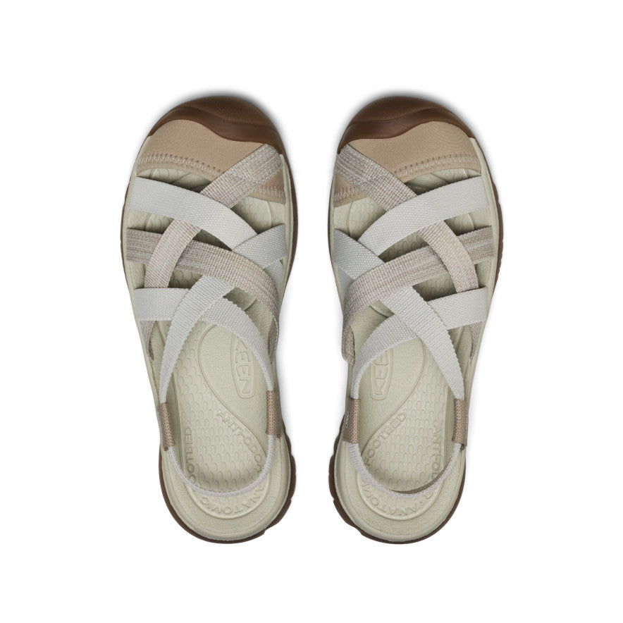 Sandales à lacets Whisper pour femmes Plaza Taupe/Boule argenté -  4