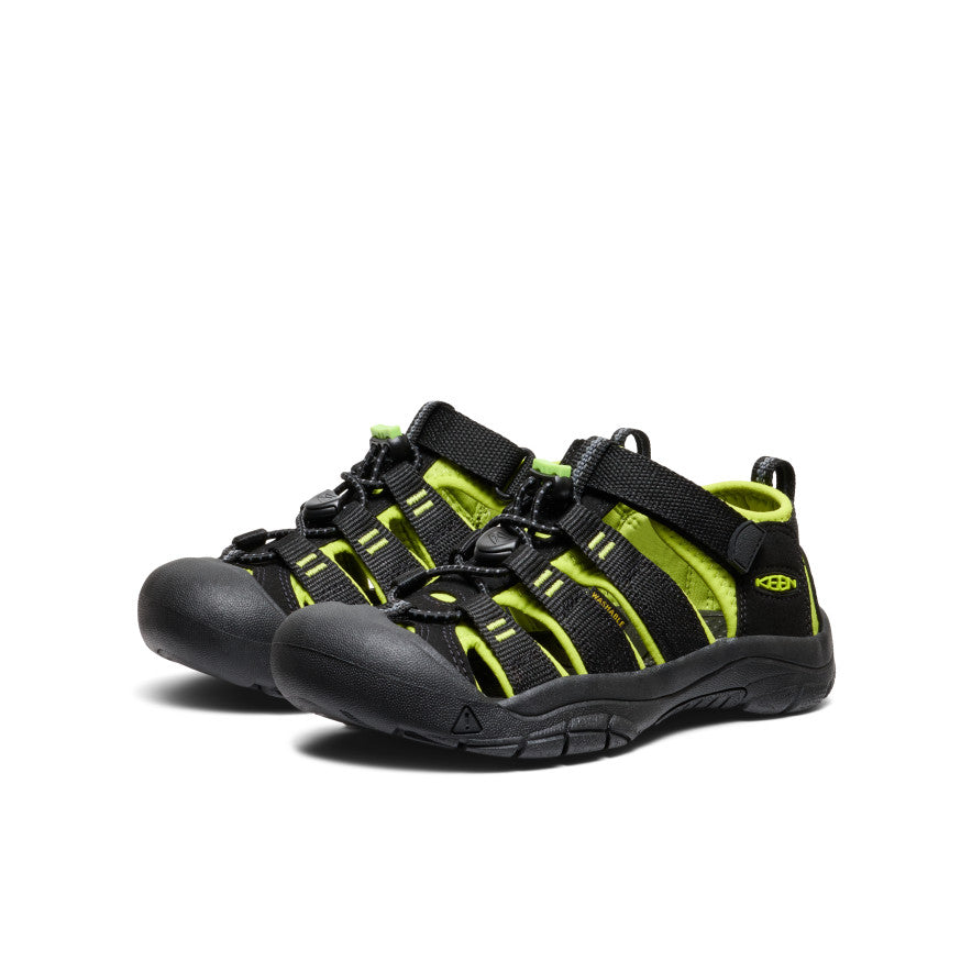 Newport H2 pour enfants Noir/Vert citron