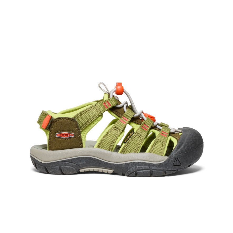 Sandales Newport Boundless pour jeunes enfants Ibis olive foncé/écarlate