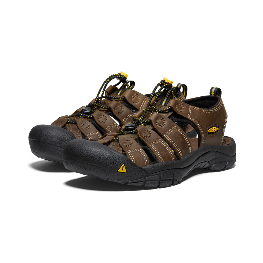 Sandales en cuir Newport pour hommes Bison