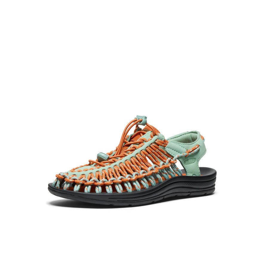 Baskets UNEEK pour femmes Flamme vert granit/or