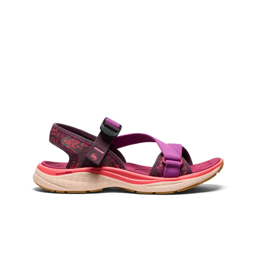 Sandales Leiki à bout ouvert pour femme Plum Perfect/Dubarry -  1