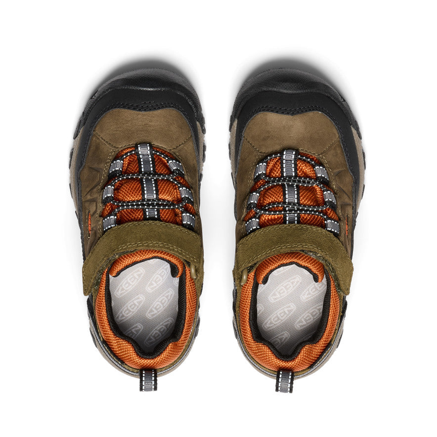 Chaussures de randonnée imperméables Targhee IV pour tout-petits Olive foncé/Flamme dorée -  4