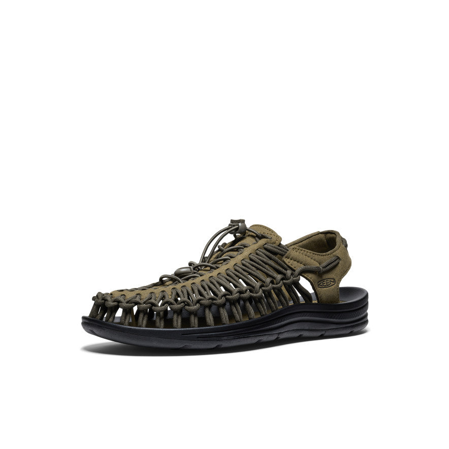 Baskets UNEEK pour hommes Olive foncé/Noir