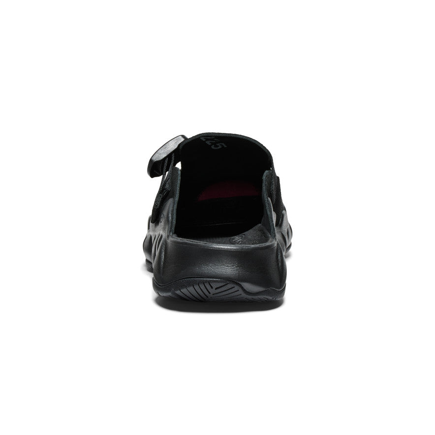 Sabots en cuir Hyperport pour hommes Noir/Noir -  5