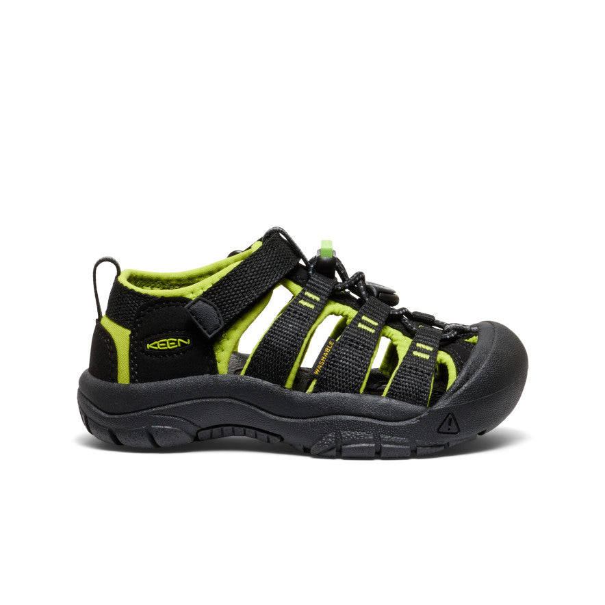 Newport H2 pour petits enfants Noir/Vert citron