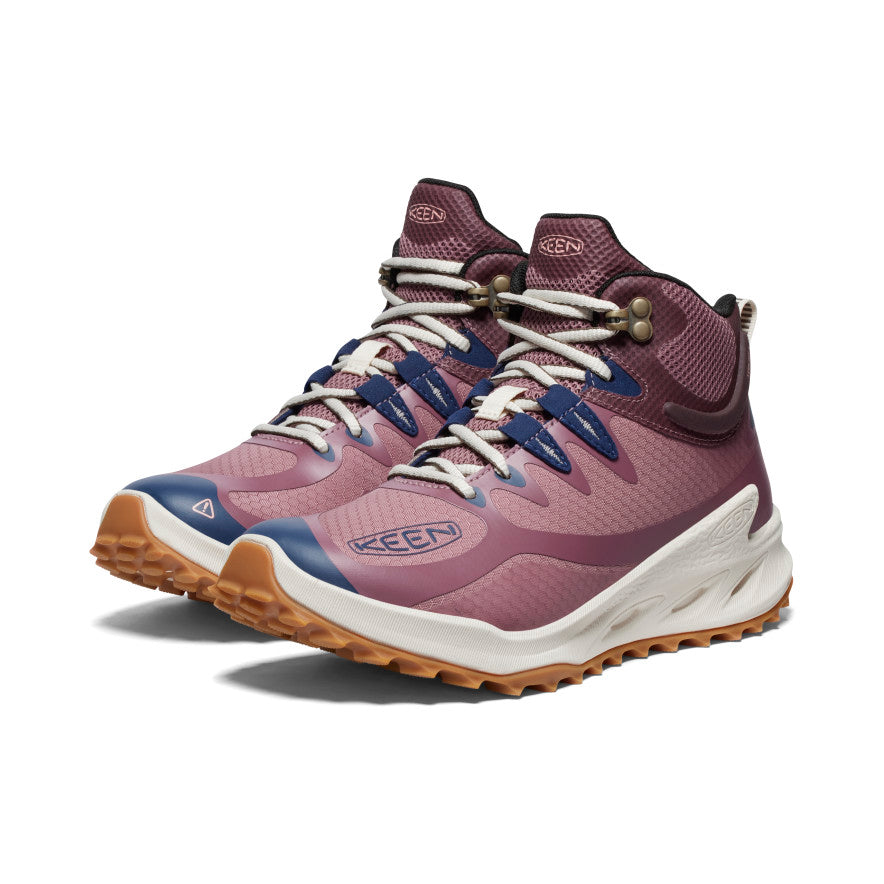 Bottes de randonnée imperméables Zionic pour femmes Parfait Nostalgie Rose/Pêche -  2