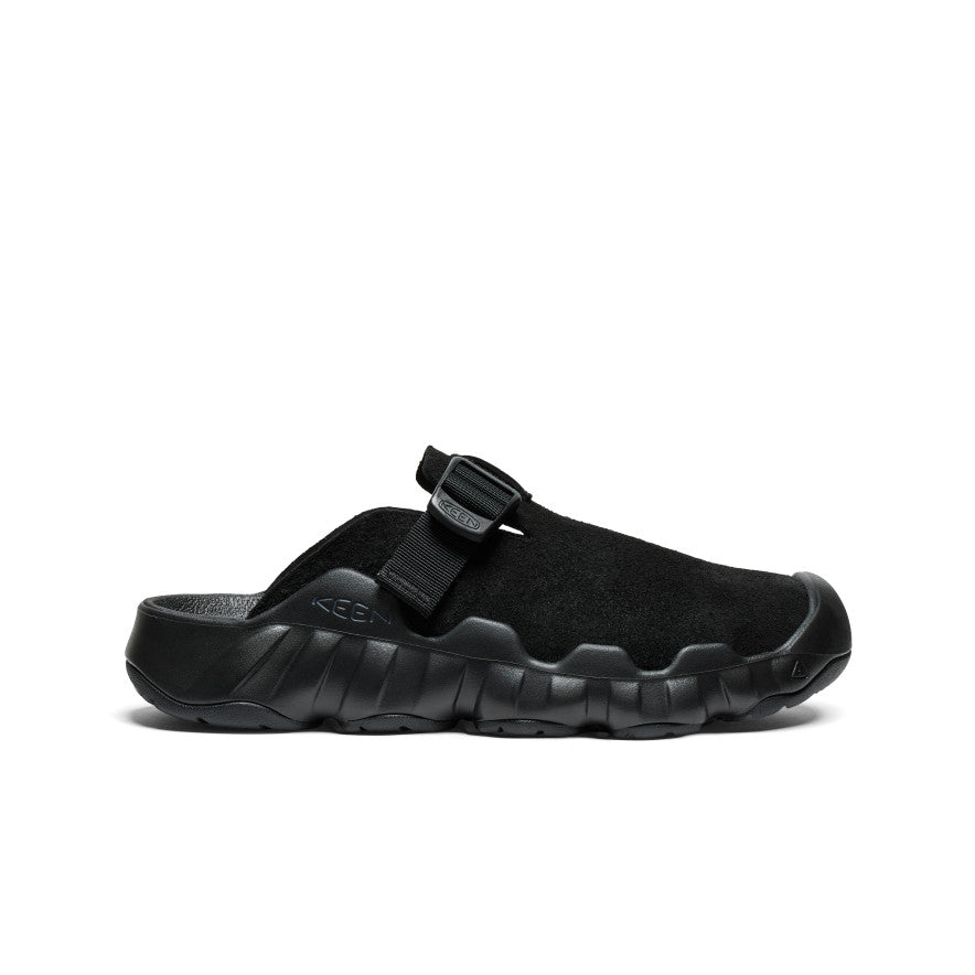 Sabots en cuir Hyperport pour hommes Noir/Noir -  1