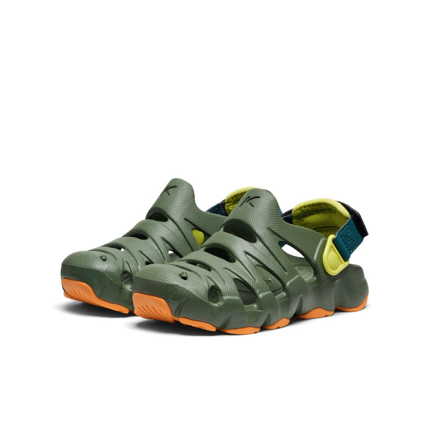 Peau vert bronze/orange