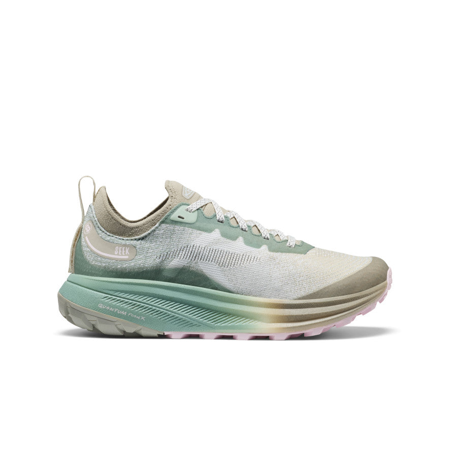 Zapatillas de trail Seek para mujer Nénuphar/Pierre d'abbaye -  1