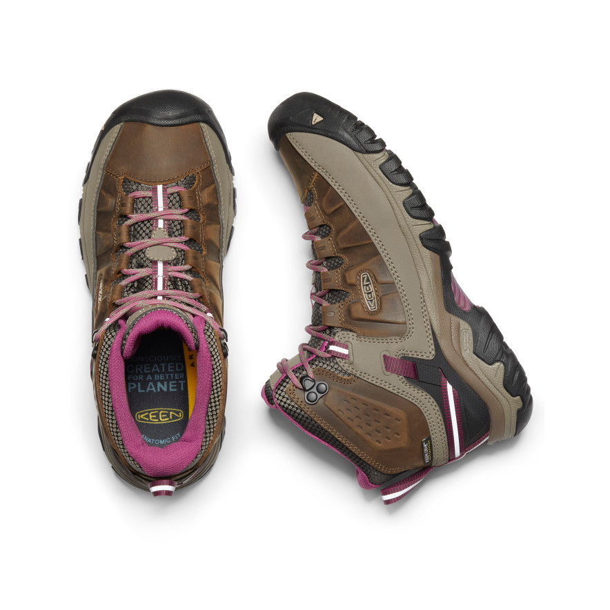 Chaussures de randonnée montantes imperméables Targhee III pour femme Weiss/Boysenberry -  4