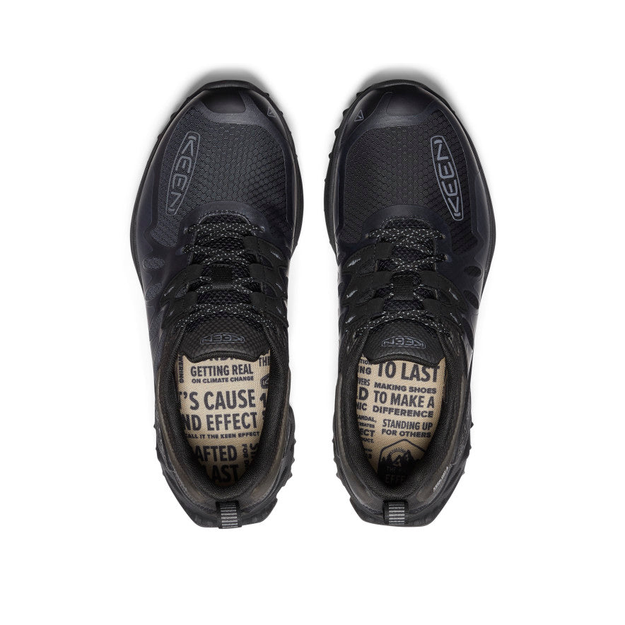 Chaussure de randonnée imperméable Zionic pour homme Noir/Gris acier