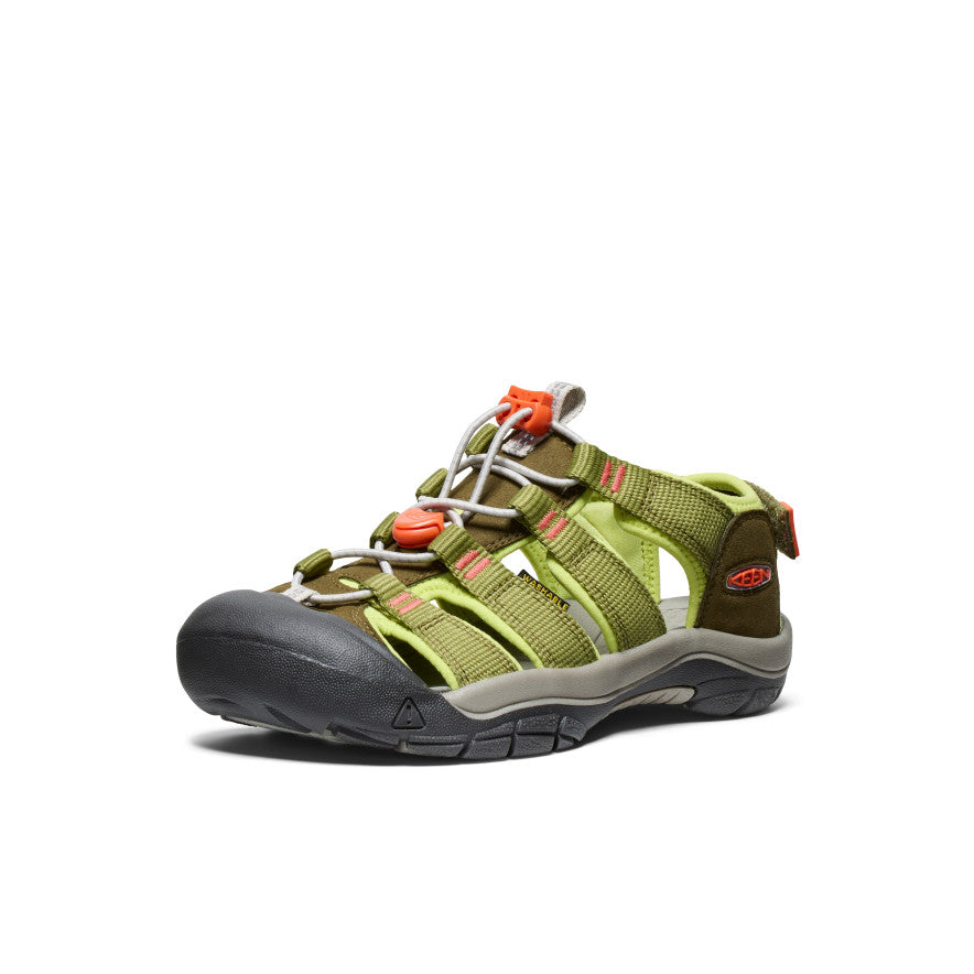 Sandales Newport Boundless pour enfants Ibis olive foncé/écarlate