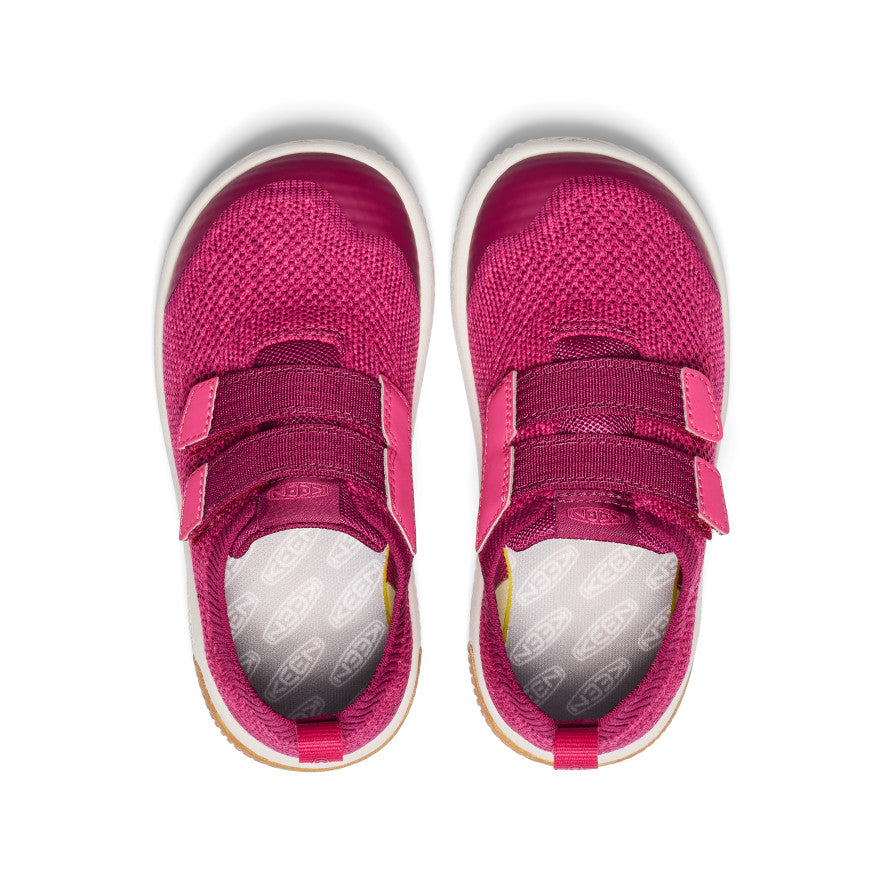 Bretelles doubles en maille KNX pour bébés Beaujolais/Framboise -  4