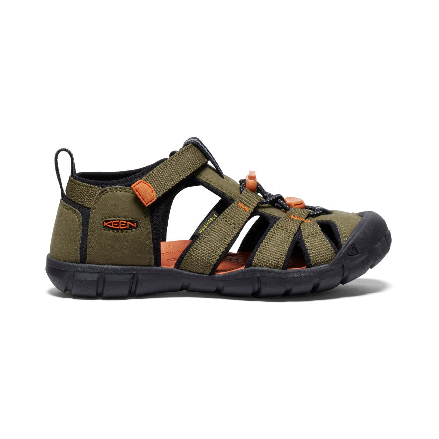 Olive foncé/Flamme dorée