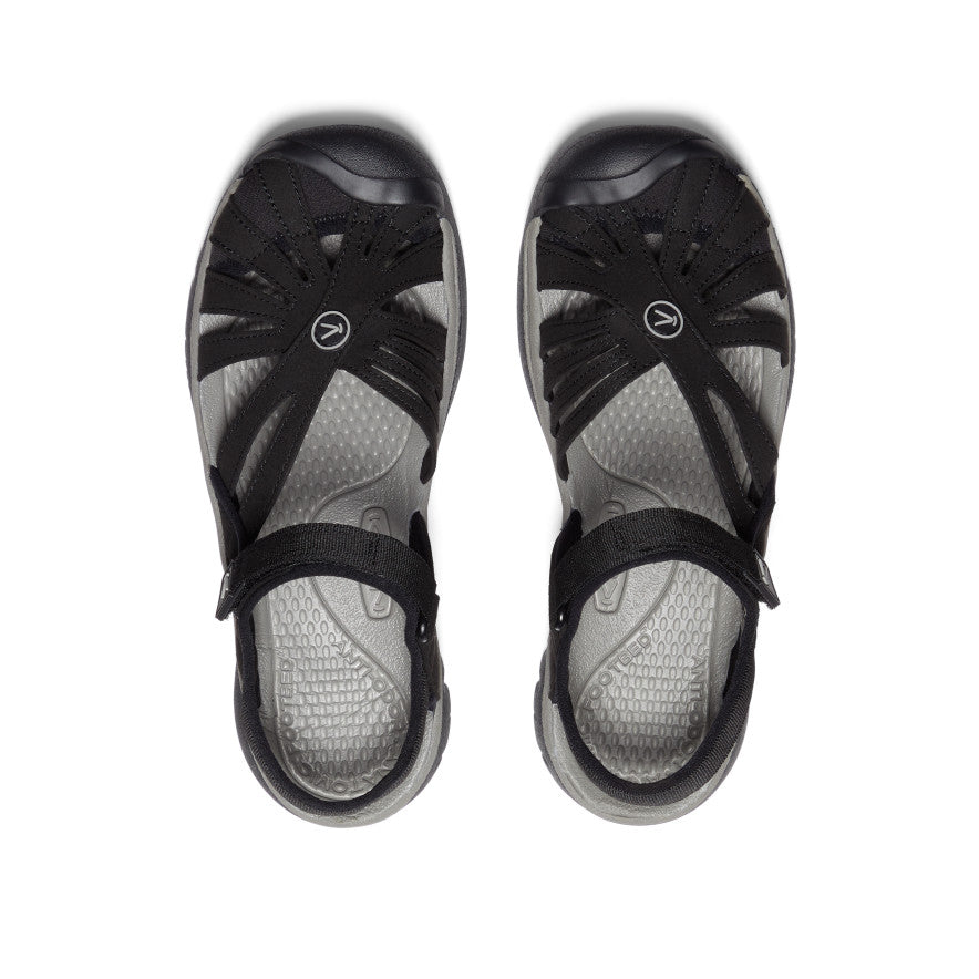 Sandales roses pour femmes Noir/Gris neutre