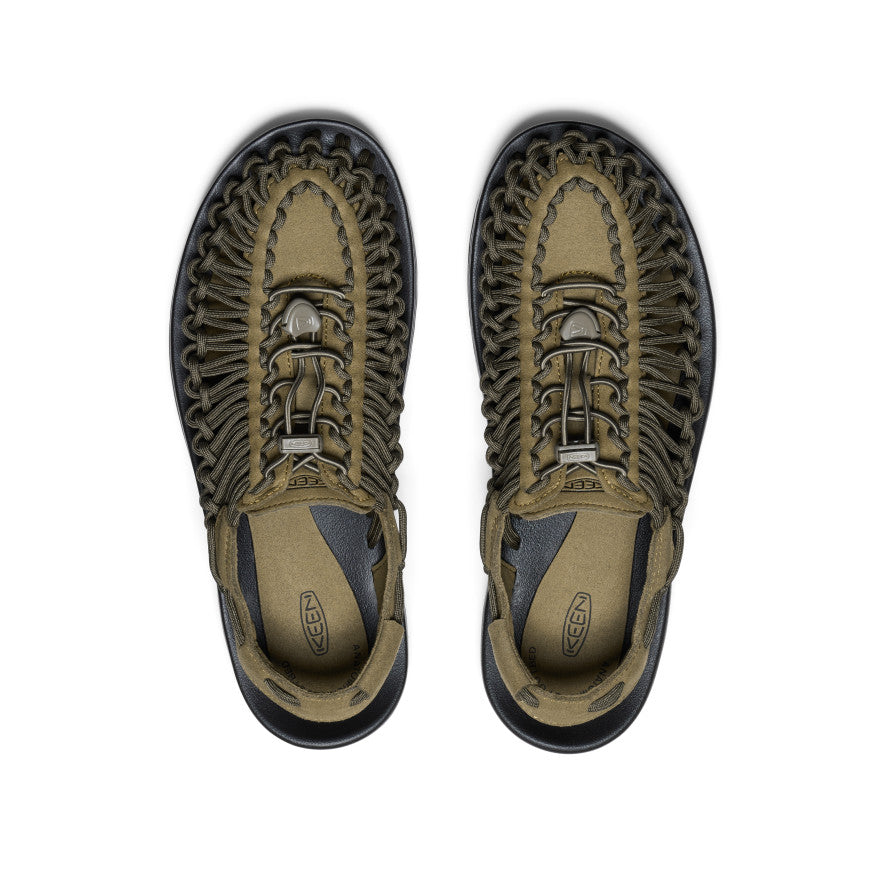 Baskets UNEEK pour hommes Olive foncé/Noir