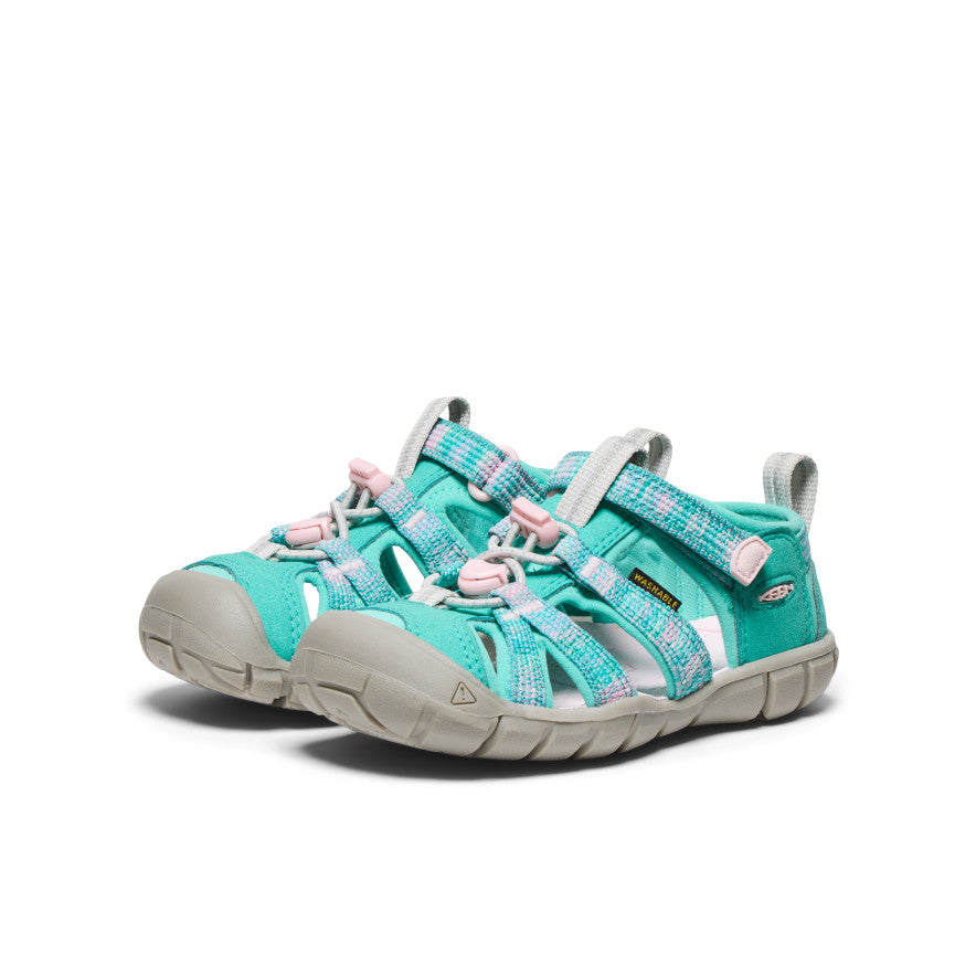Bleu turquoise vif/Rose rigolo