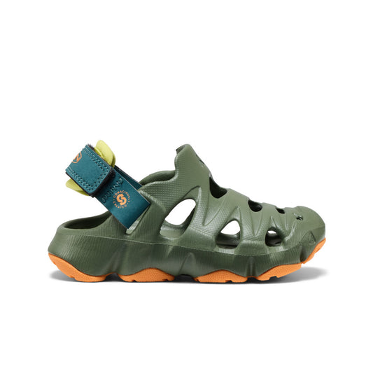 Peau vert bronze/orange