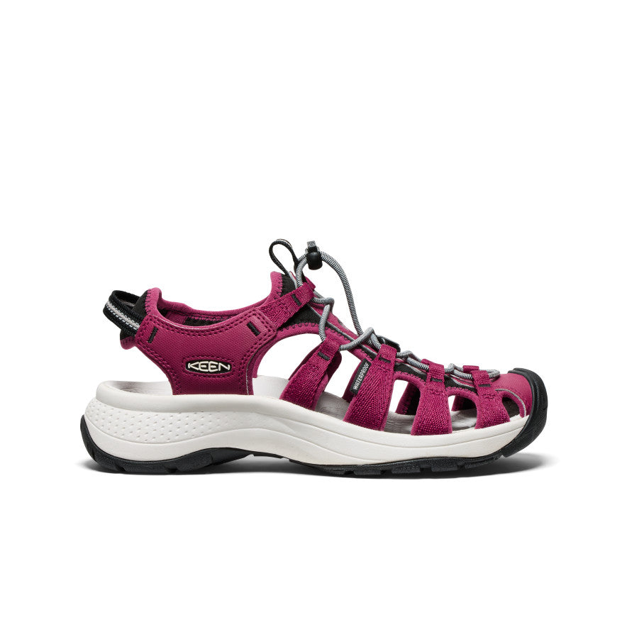 Sandales Astoria West pour femmes Beaujolais/Étoile Blanche