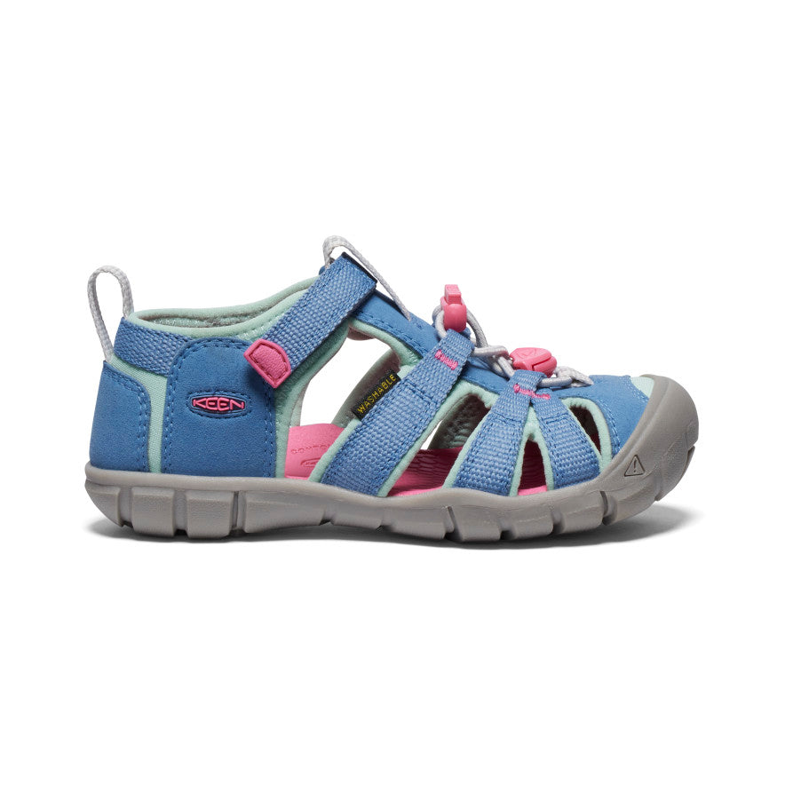 Bleu couronne/Rose vif