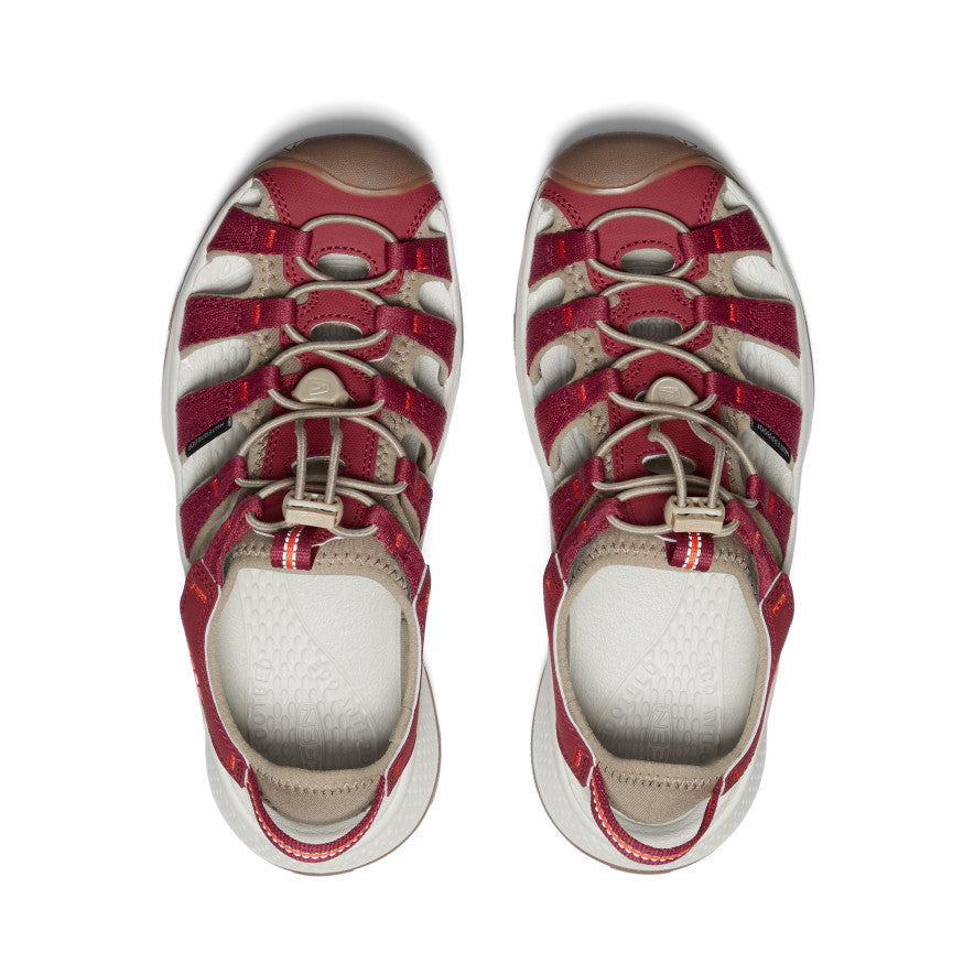 Sandales Astoria West pour femmes Merlot/Ibis écarlate