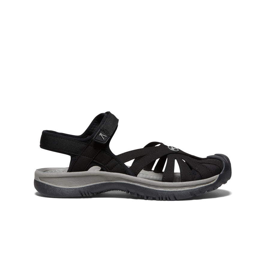 Sandales roses pour femmes Noir/Gris neutre