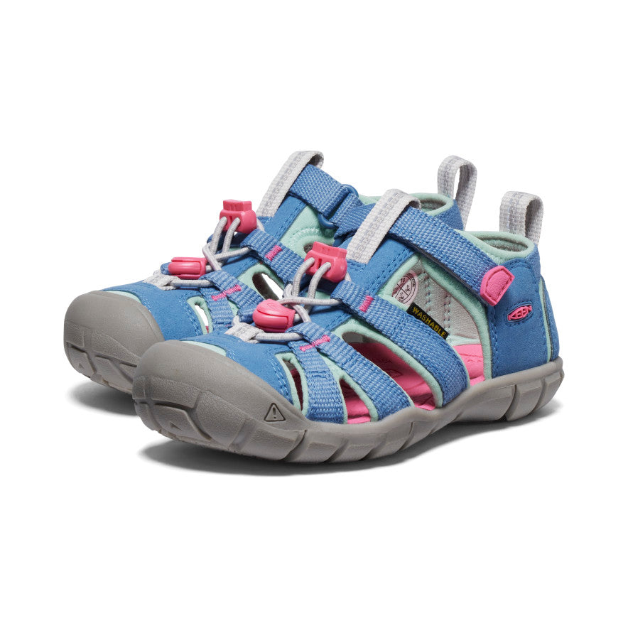 Bleu couronne/Rose vif