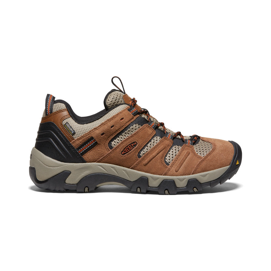 Chaussure de randonnée imperméable Headout pour homme Bison/Fossil Orange -  1