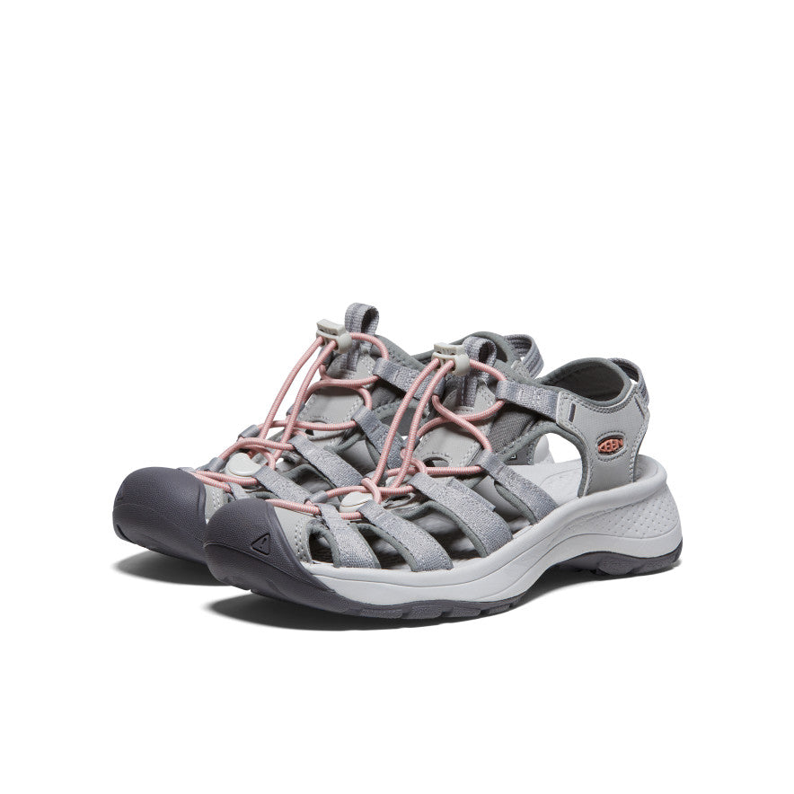 Sandales Astoria West pour femmes Gris/Corail