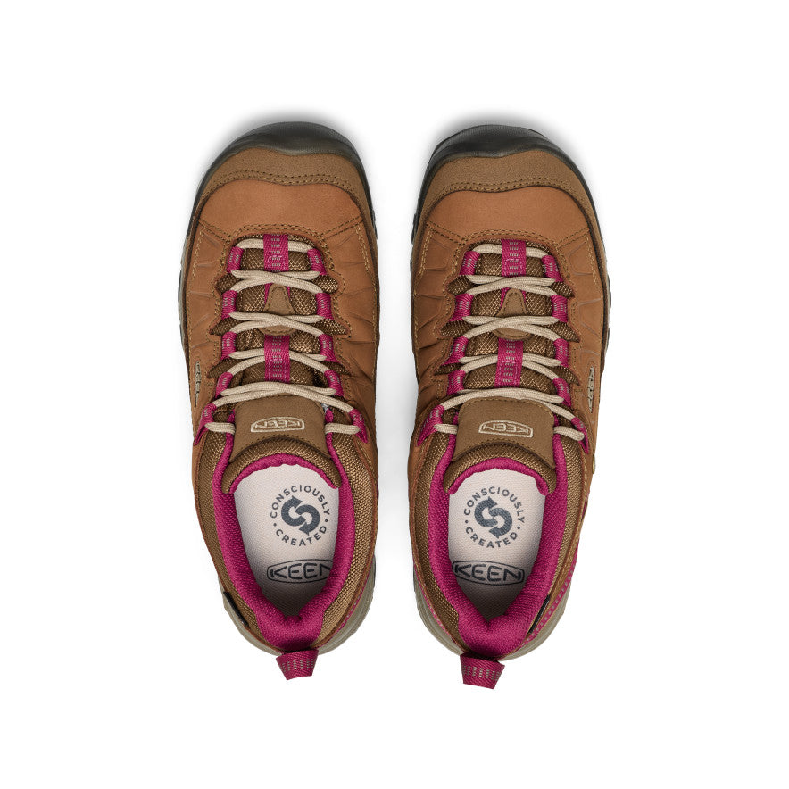 Chaussure de randonnée imperméable Targhee IV pour femme Bison/Beaujolais