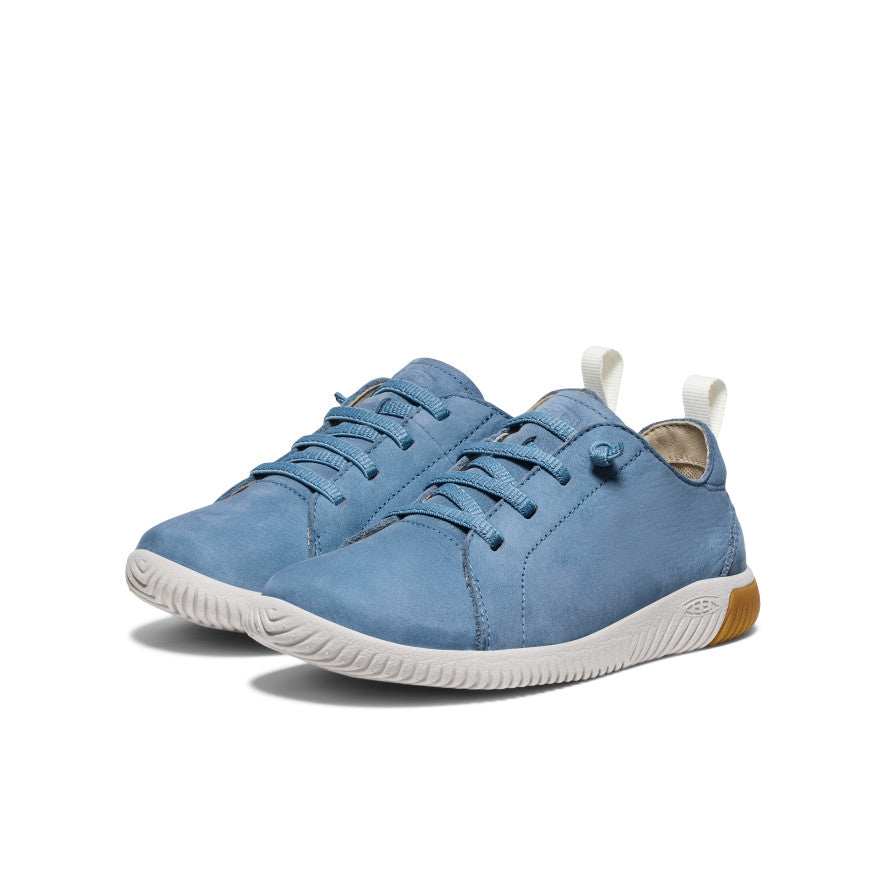 Baskets en cuir KNX pour enfants Bleu Coronet/Vapeur